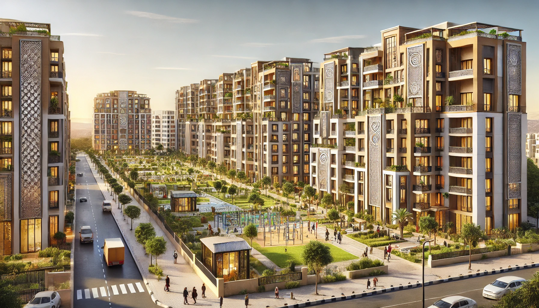 Apartment Buildings Across Algeria