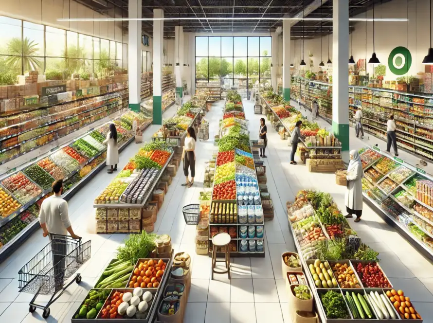 Algerian Supermarket concept part of the GiveBack to Algeria initiative